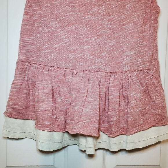 Anthropologie Pilcro Chrissy Babydoll Ruffle V Neck Layered Button Down Top XS - Picture 6 of 9